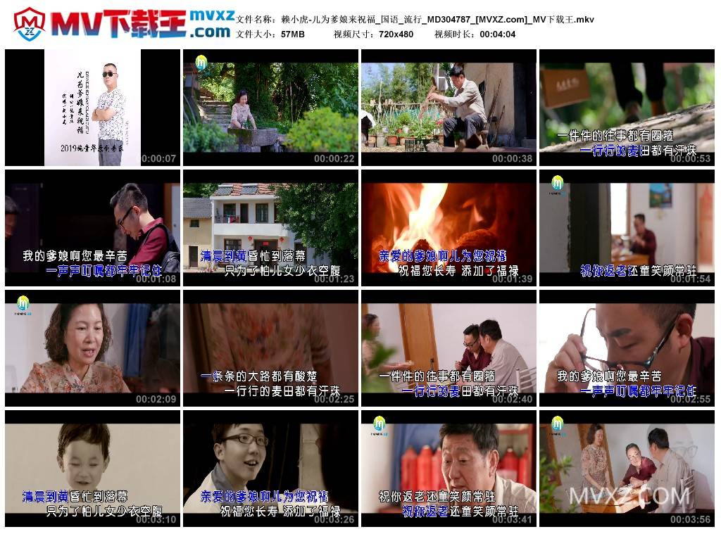 赖小虎-儿为爹娘来祝福_国语_流行_MD304787